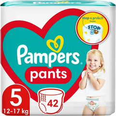 Scutece-chilotel Pampers Pants, Mărimea 5, 12-17kg, 42 bucati