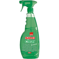 Detergent pentru Geamuri și Suprafețe Lucioase, 1L- Sano Clear Green Trigger