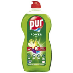 Detergent de Vase Lichid, Anti-Grăsime, 450 ml-Pur Power Apple