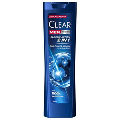 Șampon Bărbați 2 în 1 Anti-Mătreață – Clear Men Classic Action, 360ml