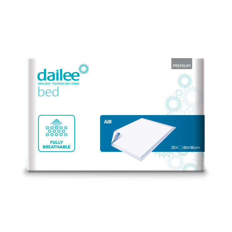 Păturici absorbante pentru pat, DAILEE Bed Premium Air, 60x90 cm 30 bucăți