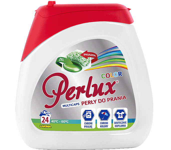 Detergent Perlux capsule pentru rufe colorate, 24 buc.
