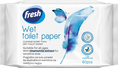 Hârtie igienică umedă, Fresh De Luxe, 60 buc