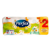 Hartie igienica Perfex Parfum de musetel 3 straturi 10 role 117 foi