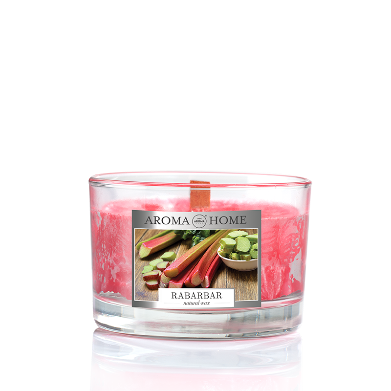 Lumânare parfumată Aroma Home, Unique, Rhubarb 115gr