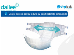 Scutece Adulti DAILEE Slip Maxi 7.5 Picaturi, XXL (120-180 cm) 28 bucati