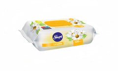 Șervețele umede pentru bebeluși, SLEEPY Camomile, 120 bucăți, aromă de mușețel