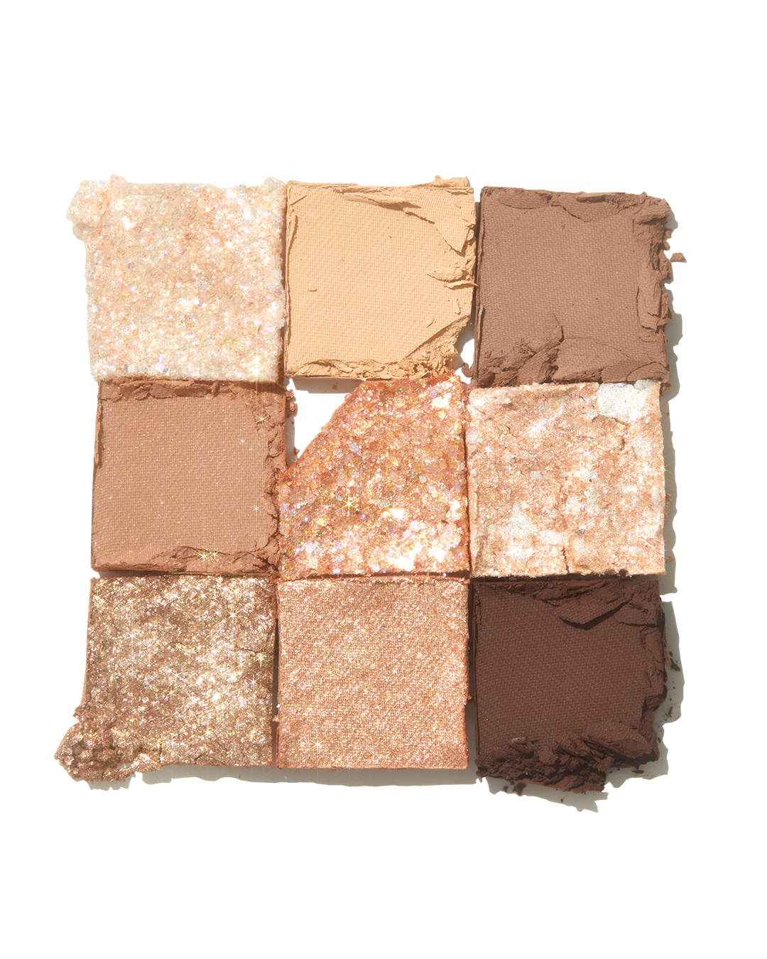 Unleashia Paleta farduri ochi cu glitter N2 All of Brown, 6.2g