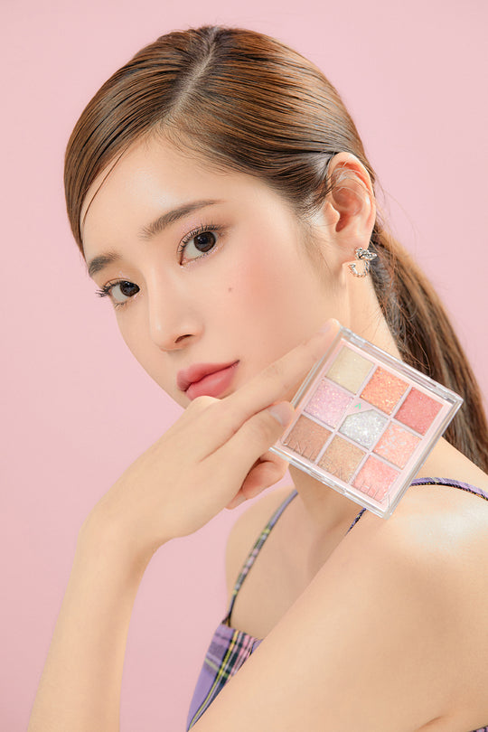 Unleashia Paleta farduri ochi cu glitter N1 All of Glitter, 6.2g