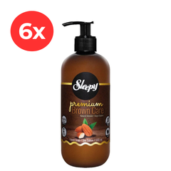 6x SLEEPY PREMIUM Sapun lichid Brown Care 500 ml