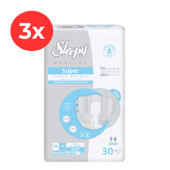 3x SLEEPY MEDICAL SUPER Scutec Adult Medium M1 30