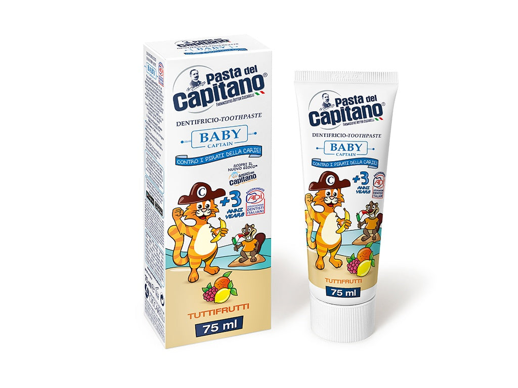 Pasta de dinti pentru copii Tutti Frutti 75 ml- Pasta Del Capitano Baby