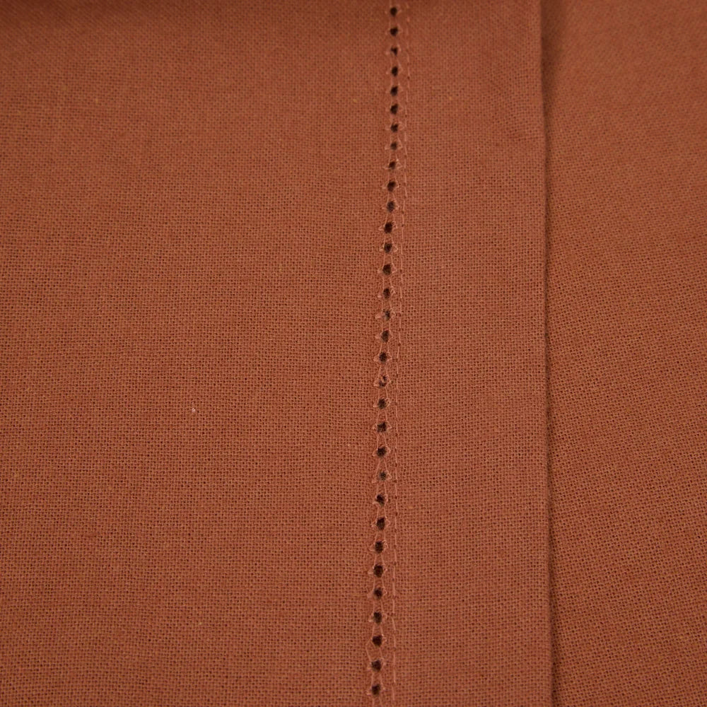 Fata de Masa Jane Chambray Terracotta 140 x 240 cm - Atmosphera