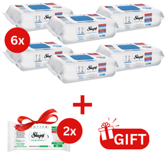 PACHET PROMO: 6× Șervețele Sleepy Bleach Additive 100 buc + 2× Șervețele White Soap 30 buc