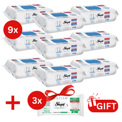 PACHET PROMO: 9× Șervețele Sleepy Bleach Additive 100 buc + 3× Șervețele White Soap 30 buc