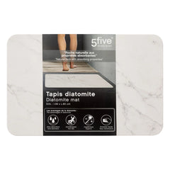 Covoras de baie din diatomita WHITE 39 x 60 cm