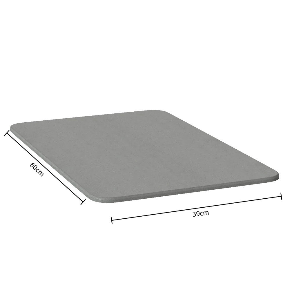 Covoras de baie din diatomita GRAY 39 x 60 cm