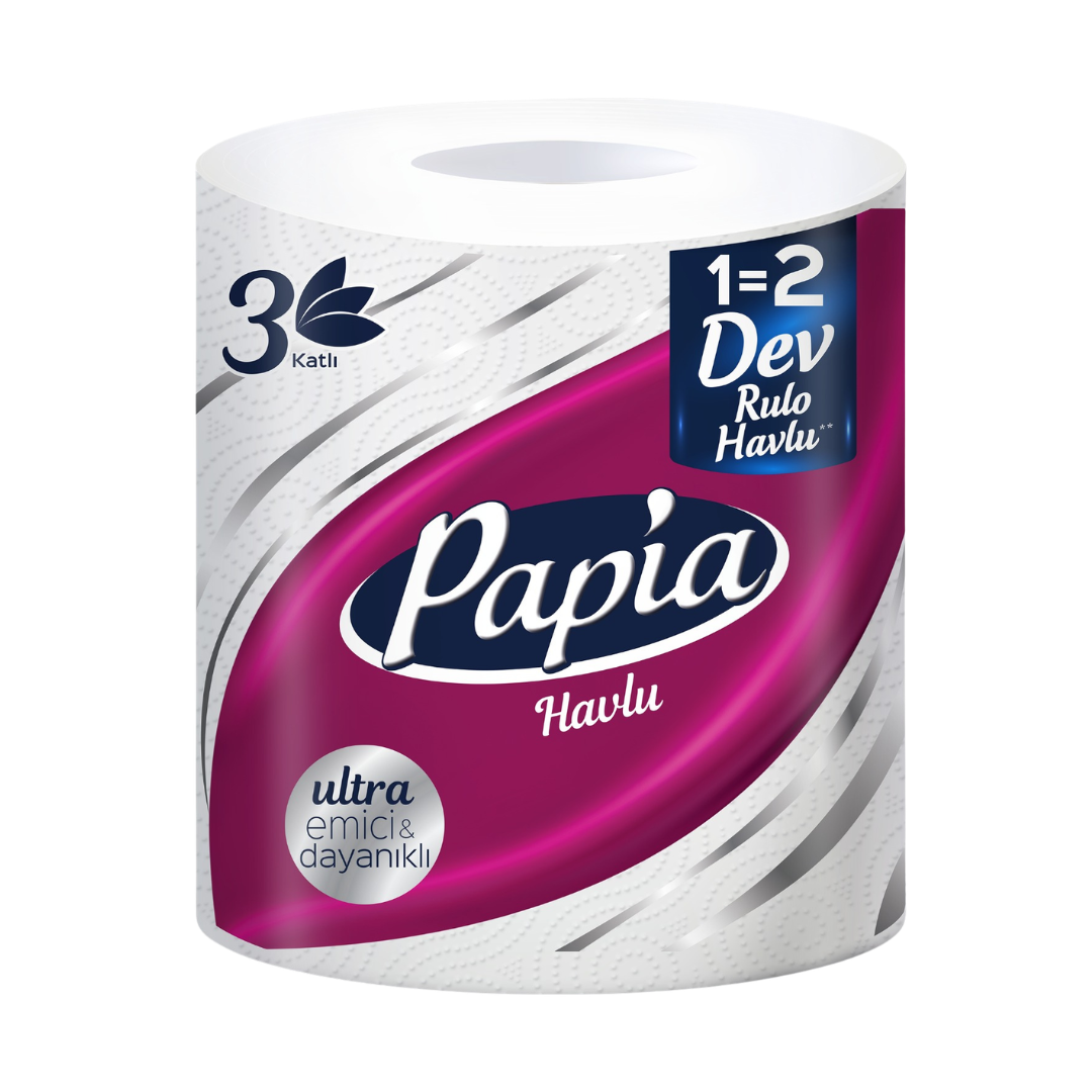 Prosop de hartie PAPIA Havlu, 1 rola, 3 straturi