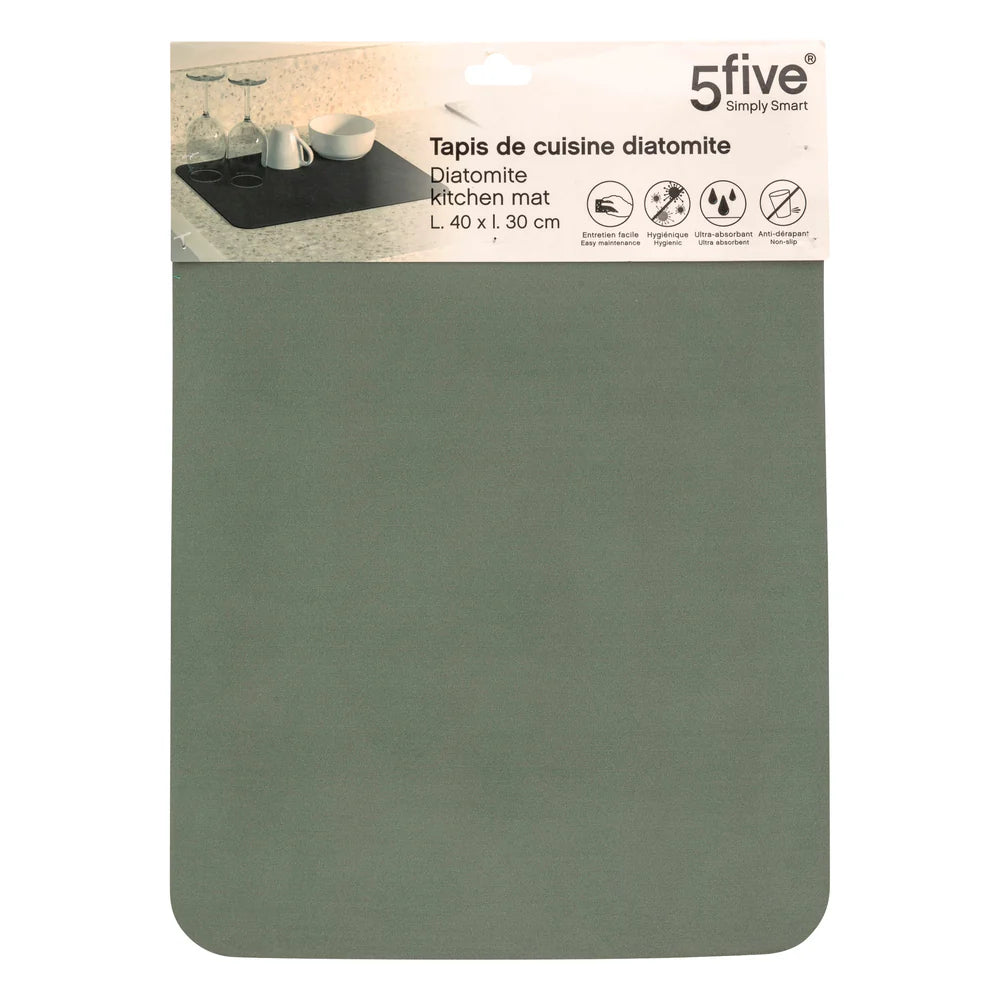 Covoras pentru vase din diatomita si cauciuc 40 x 30 cm - Modele Asortate