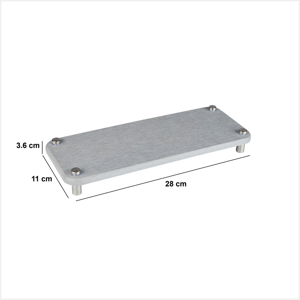 Tava de Bucatarie din Diatomita GRAY 28 x 11 cm