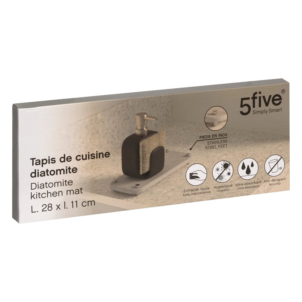 Tava de Bucatarie din Diatomita GRAY 28 x 11 cm