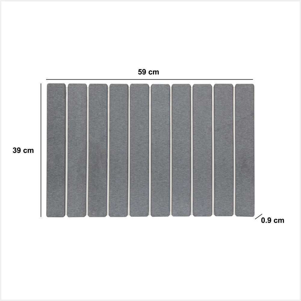 Covoras de Baie din Diatomita GRAY 59 x 39 cm