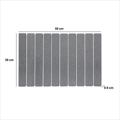 Covoras de Baie din Diatomita GRAY 59 x 39 cm