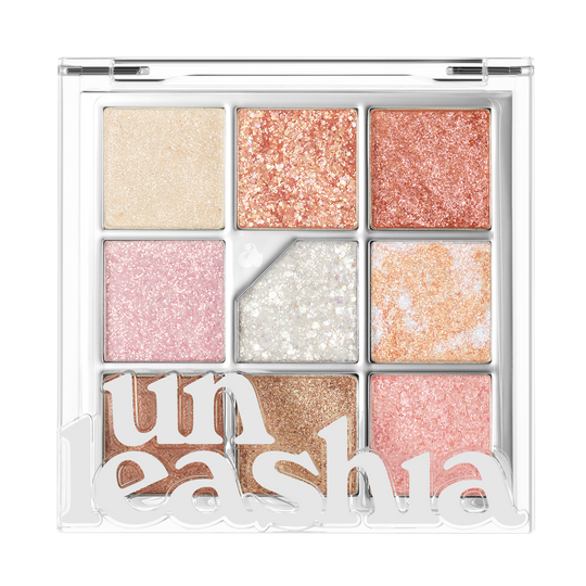 Unleashia Paleta farduri ochi cu glitter N1 All of Glitter, 6.2g