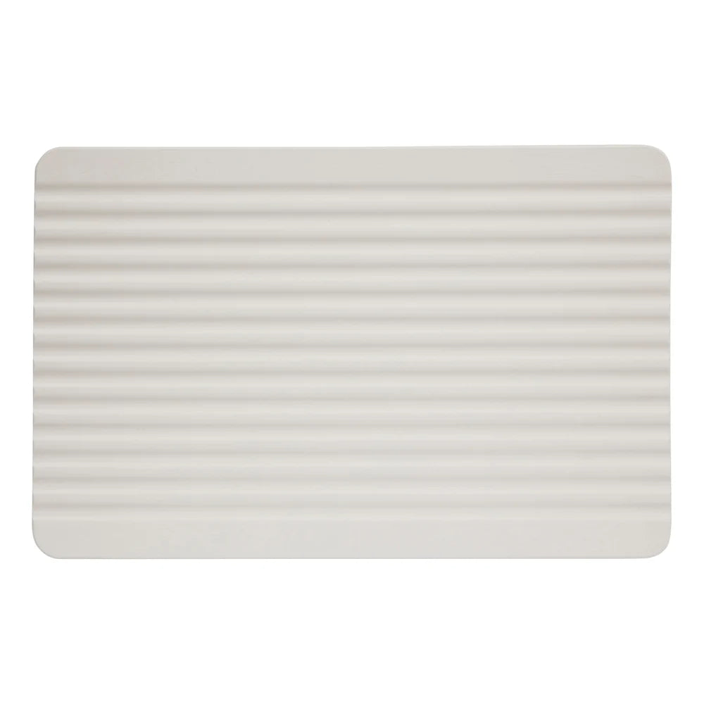 Covoras de baie din diatomita bej cu model duna 39 x 60 cm