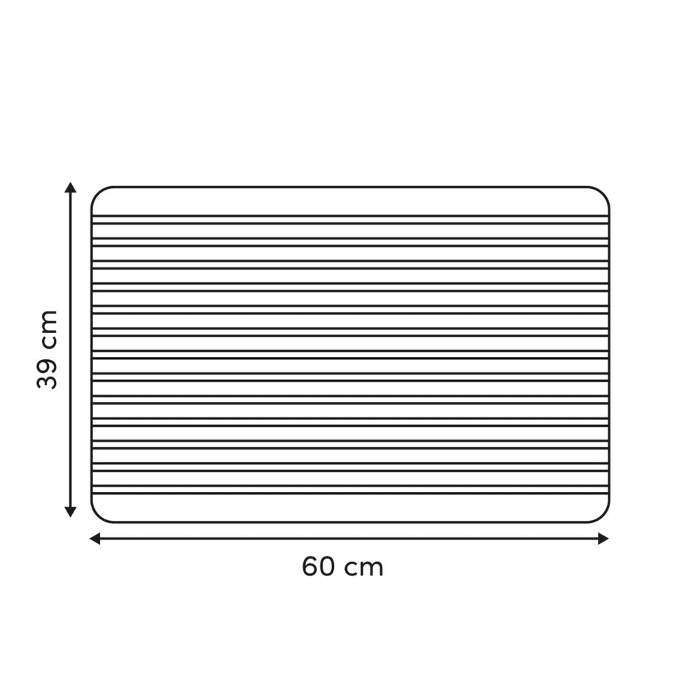 Covoras de baie din diatomita bej cu model duna 39 x 60 cm