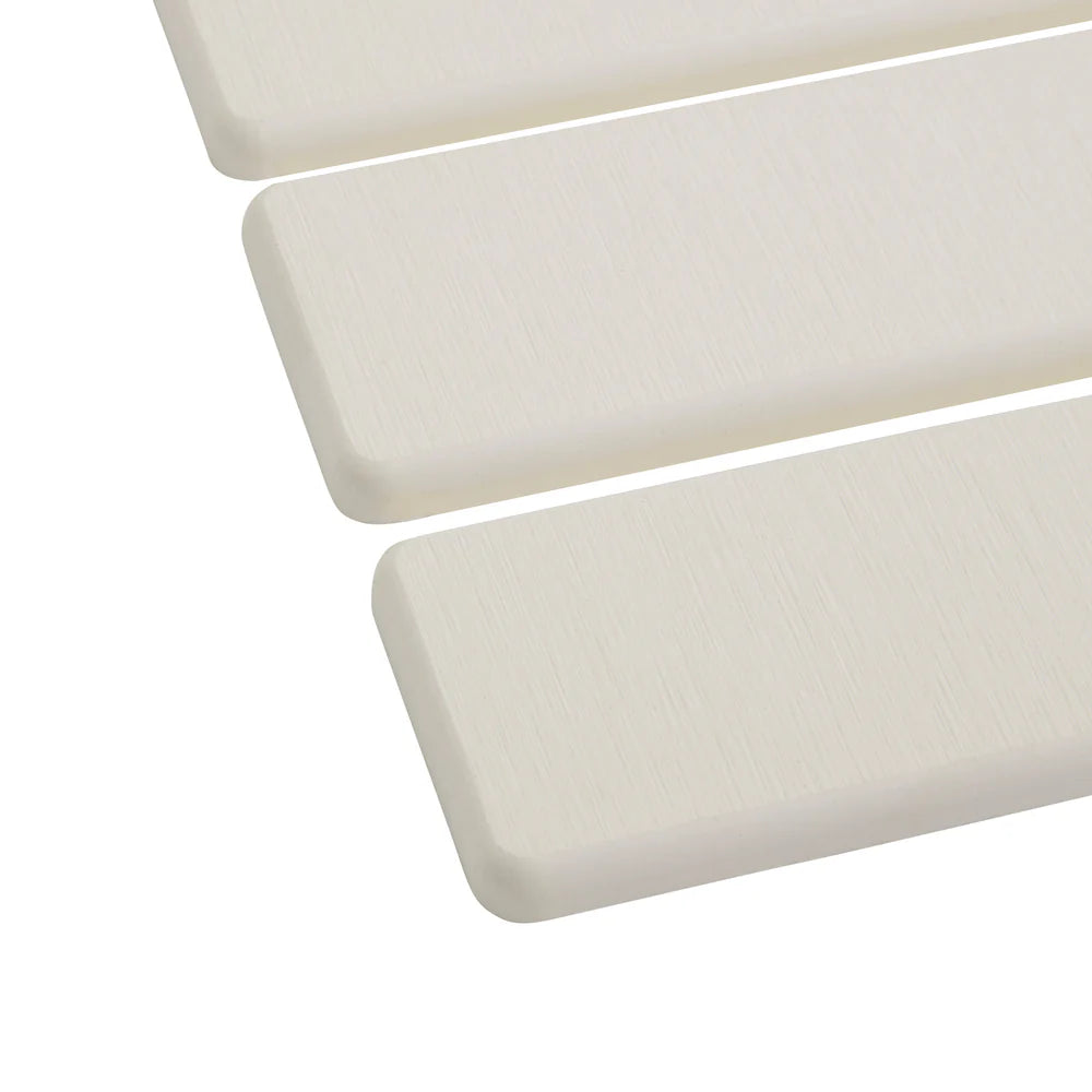 Covoras de baie din diatomita bej cu design lamelat 60 x 39 cm