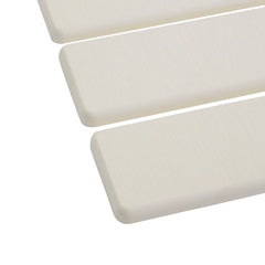 Covoras de baie din diatomita bej cu design lamelat 60 x 39 cm