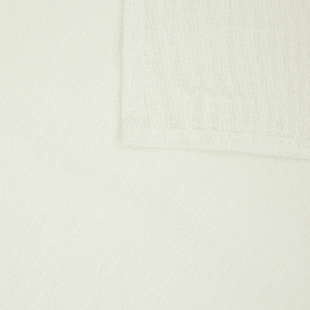 Fata de Masa Joy din Bumbac Alb 150 x 250 cm - Atmosphera