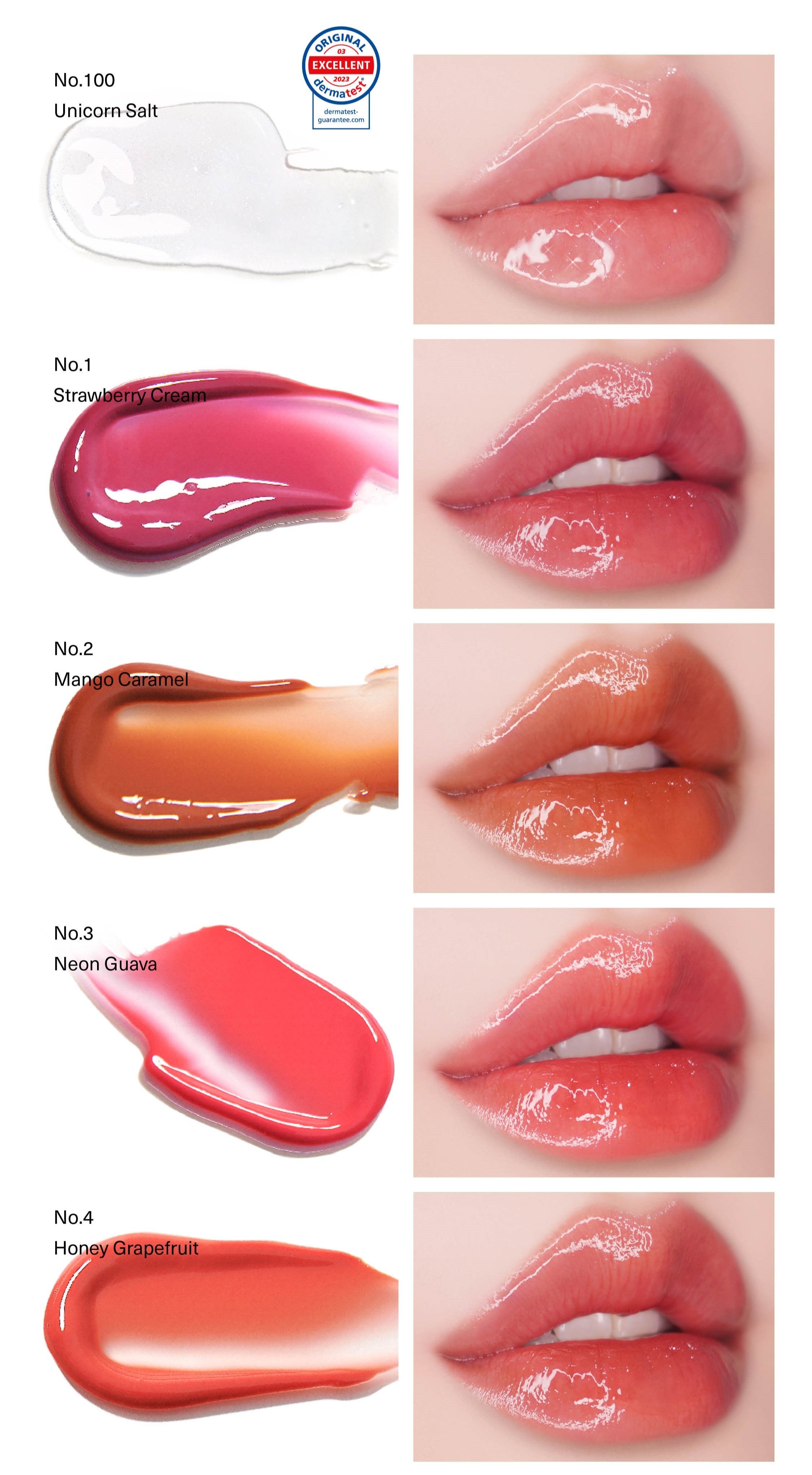 Unleashia Sisua Popcorn Syrup Lip Plumper N4 Honey Grapefruit