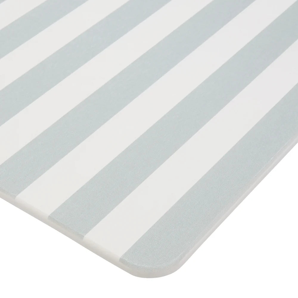 Covoras de baie Strio din diatomita Verde Celadon 39 x 60 cm