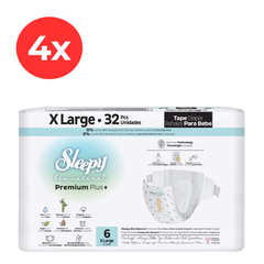 4x SLEEPY BIO NATURAL PREMIUM Scutece 6 XLarge 32buc