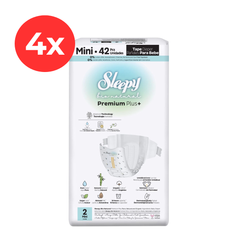 4x SLEEPY BIO NATURAL PREMIUM Scutece 2 Mini 42buc