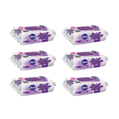 6x SLEEPY Rose Servetele umede pentru bebelusi 120buc aroma de lavanda