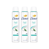 3x Deodorant spray Women, Fresh Care, 150 ml, Dove