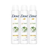 3x  Deodorant spray Dove Go Fresh, Castravete, 200ml