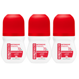 3x Deodorant roll-on Intensive, 50 ml, Borotalco