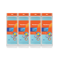 4x Rolă lavete de curățare MACROMAX Anti-odor, 27 x 25 cm, 9 buc.