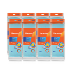8x Rolă lavete de curățare MACROMAX Anti-odor, 27 x 25 cm, 9 buc.