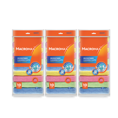 3x Lavete din microfibră MACROMAX ultra-absorbante, 10 buc.