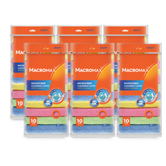 6x Lavete din microfibră MACROMAX ultra-absorbante, 10 buc.
