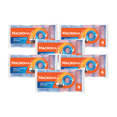 6x Burete de vase MACROMAX Non-Scratch, 4 buc.