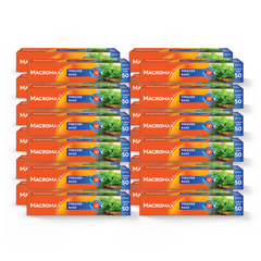 24x Pungi pentru frigider/congelator MACROMAX Large, 30x45cm, 50 buc.