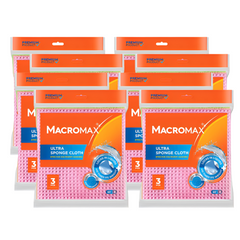 8x MACROMAX ULTRA Laveta absorbanta 3 buc