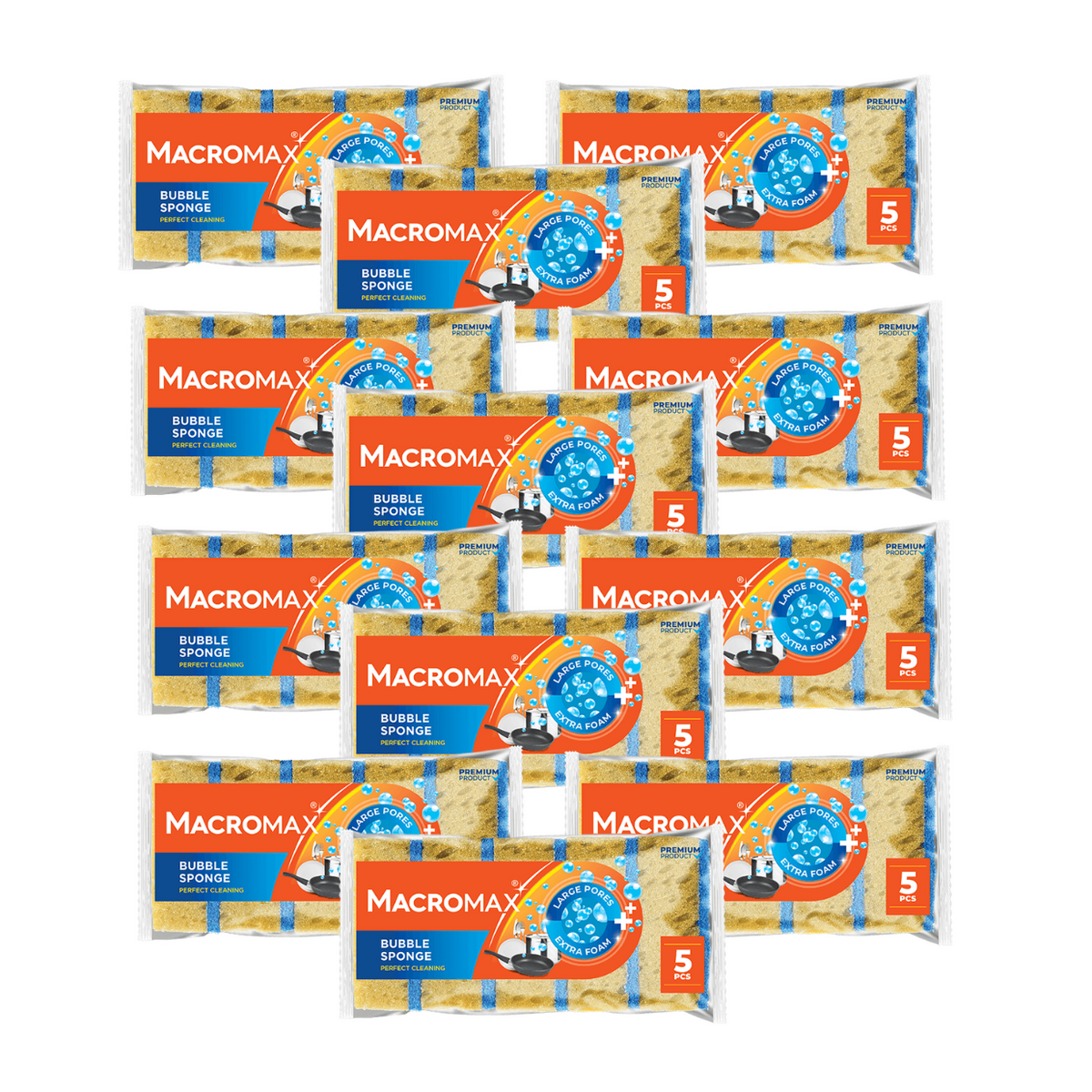 12x MACROMAX Burete vase Bubble 5buc