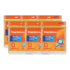 6x MACROMAX Laveta de curatare colorata 5 Buc